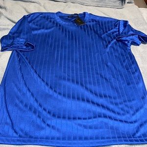 Mens blue jazz shirt